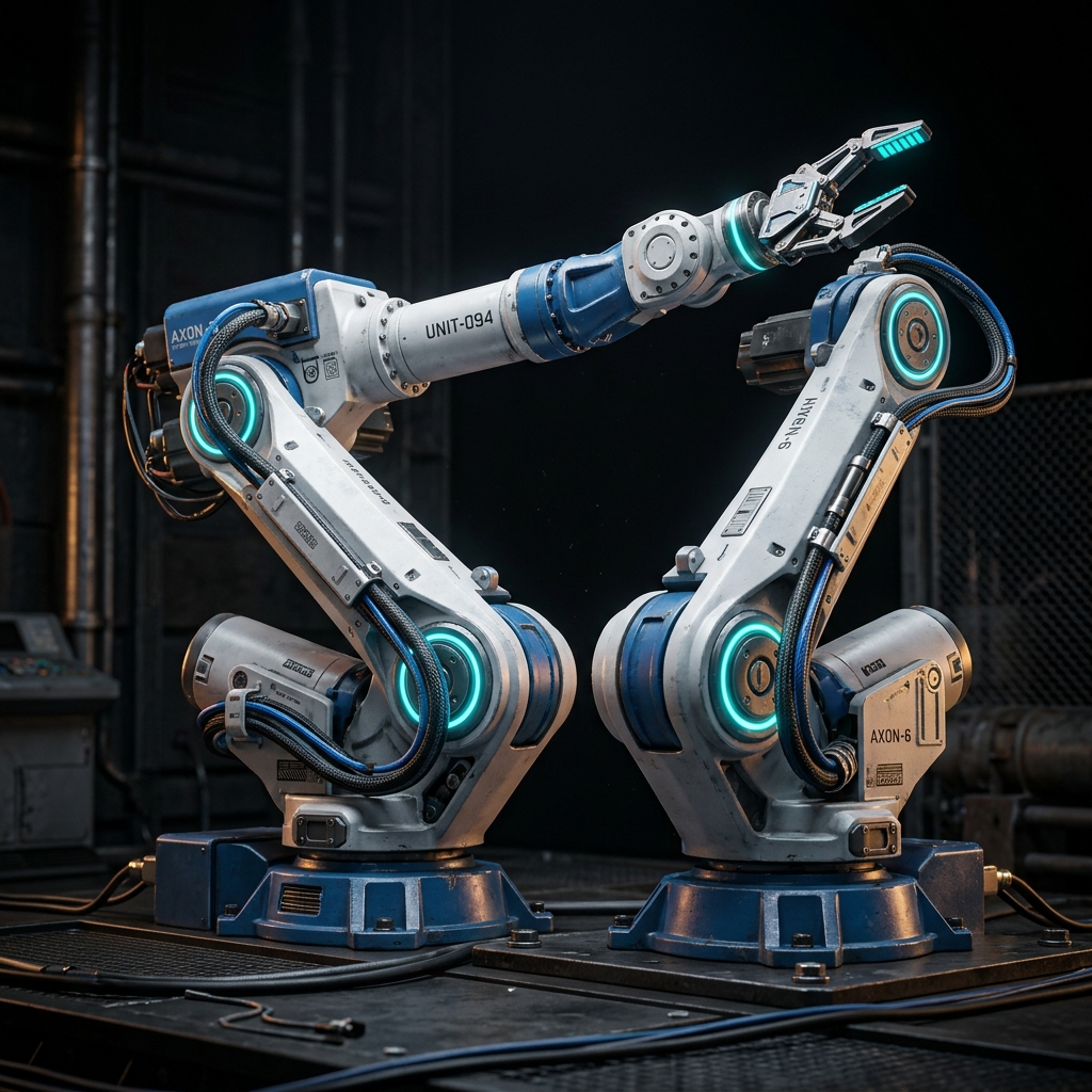 SOBOTA – 3D Industrial Robotic Arm Showpiece